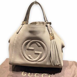 GUCCI グッチ GG インターロッキング G ソーホー 2WAY ハンドバッグ 336751の画像2