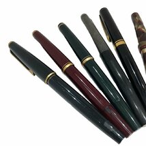 MONTBLANC モンブラン パイロット モリソン 14K 7本セット 万年筆 筆記×_画像3