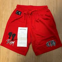 新品 未使用 S Chrome Hearts Mattyboy Mesh Varsity Shorts Red / クロムハーツ マッティボーイ メッシュ バーシティ ショーツ レッド_画像1