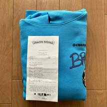 新品 新作 L Chrome Hearts Mattyboy PPO Brain New Hoodie Light BLUE クロムハーツ マッティボーイ フーディー パーカー スウェット 水色_画像1