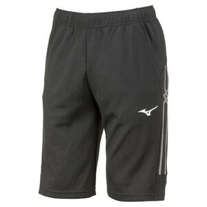 [32MD111109 M]MIZUNO( Mizuno ) Uni warm-up shorts black / silver M new goods unused badminton spring summer thing 