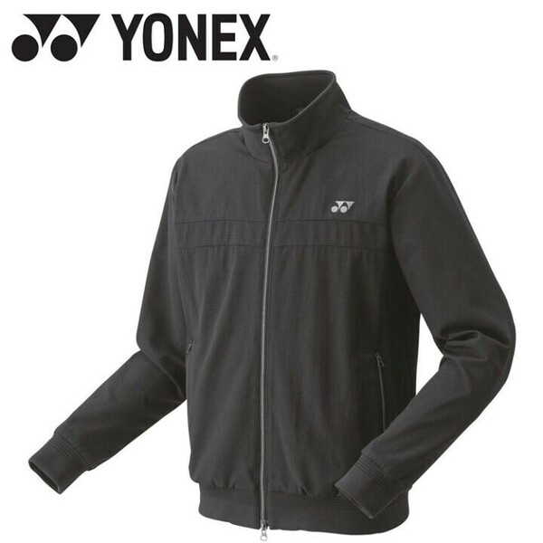 【50138(007) L】YONEX(ヨネックス) メンズジャケット ブラック L 新品未使用 バドミントン 春夏物