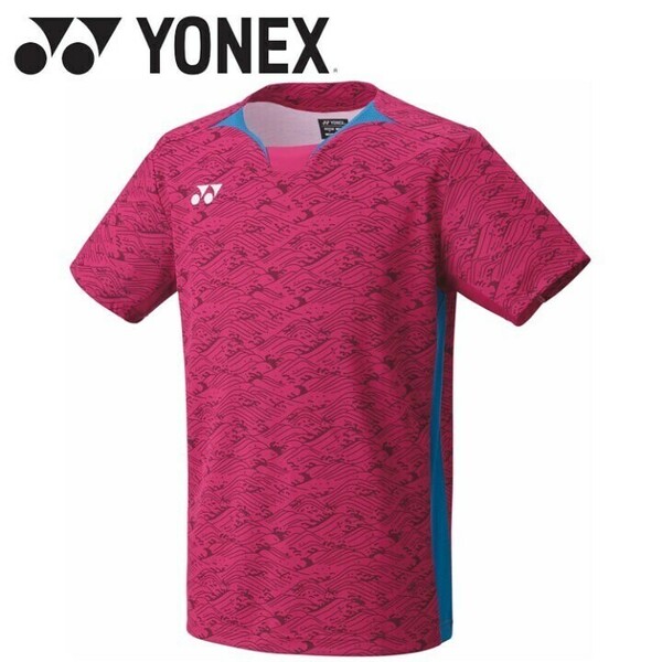 【10613（302）M】YONEX(ヨネックス) メンズゲームシャツ グレープ サイズM 新品未使用タグ付 バドミントン テニス　2024モデル