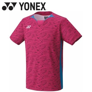 [10613(302)L]YONEX( Yonex ) men's game shirt gray p size L new goods unused tag attaching badminton tennis 2024 model 