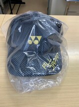 【YOS23013 007】YONEX(ヨネックス) メッシュキャップ ブラック 新品未使用　タグ付き　テニス　2023モデル　オールジャパン_画像1