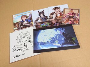 グランブルーファンタジー グラブル グラン ユーステス バレンタイン お返し 特典 グラフェス SNS ポストカード ステッカー ブロマイド