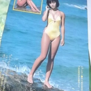 ○80年代アイドル【松本明子】 水着7ページ切抜き 送料140円の画像4