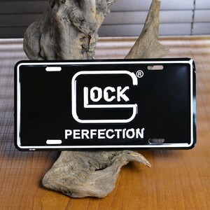 GLOCK ライセンスプレート 公式アイテム AS00042 メーカーロゴ入り グロック license Plate ロゴマーク