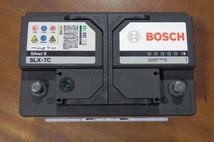 即決 2022年製 BOSCH ボッシュ 中古 バッテリー SLX-7C (検索用 欧州車 BMW VW ベンツ ワーゲン アウディ EN-7C PSIN-7C_画像1