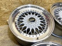 BBS RS 17インチ　5H 114.3 9j通しET24×2 ET30 ×2 bbs Germany 純正リバレル品　stance カスタム_画像4