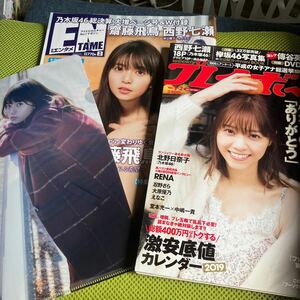 【月刊エンタメ】2019乃木坂46総決算 大増ページ号 齋藤飛鳥クリアファイル 西野七瀬 ほか、週刊プレイボーイ 2019 西野七瀬 傳谷英里香DVD