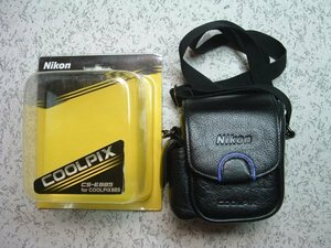 1オーナー 禁煙 本皮製 本革製 Nikon COOLPIX CS-E885 ソフトケース カメラケース カメラバッグ COOLPIX885用 COOLPIX4300用　他機種流用可