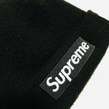 Supreme New Era Box Logo Beanie Black Free 18aw 2018年 黒 ブラック ニューエラ ボックスロゴ ビーニー ニット帽 キャップ_画像7