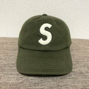 Supreme Wool S Logo 6-Panel Cap Olive Free 21aw 2021年 オリーブ ウール エスロゴ Sロゴ 6パネル キャップ アーチロゴ ロロピアーナ