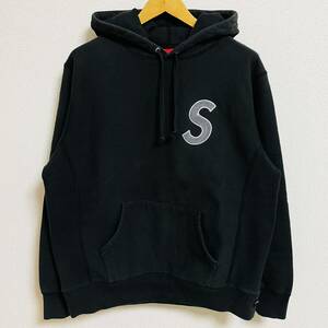 Supreme S Logo Hooded Sweatshirt Black L 18aw 2018年 黒 ブラック エスロゴ Sロゴ フーデッド スウェットシャツ