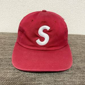 Supreme S Logo 6-Panel Cap Red White Free 14aw 2014年 赤 白 レッド ホワイト エスロゴ Sロゴ 6パネル キャップ アーチロゴ 刺繍ロゴ