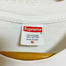 Supreme Box Logo L/S Tee White Red M 20aw 2020年 白 赤 ホワイト レッド ボックスロゴ ロンT ロングスリーブ 胸ロゴ 長袖_画像4