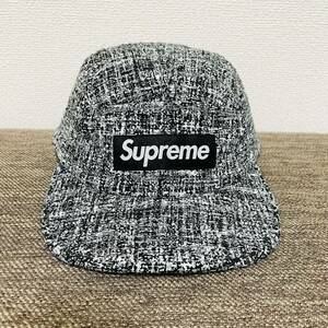 Supreme Boucle Camp Cap Black Free 18ss 2018年 黒 ブラック ブークレ キャンプ キャップ ボックスロゴ