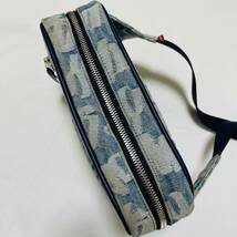 Supreme Fat Tip Jacquard Denim Waist Bag Blue 22ss 2022年 青 ブルー ファット チップ ジャガード デニム ウエストバッグ ボックスロゴ_画像8