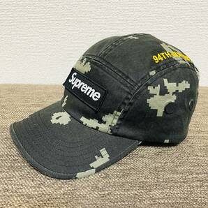 Supreme Military Camp Cap Black Russian Camo Free 21aw 2021年 ブラックラッシアンカモ ミリタリー キャンプ キャップ ボックスロゴの画像2