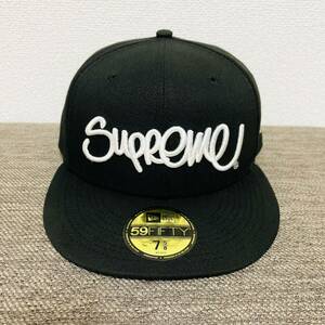 Supreme Handstyle New Era Cap Black White 60.6cm 7 5/8 22ss 2022年 黒 白 ブラック ハンドスタイル ニューエラ キャップ ボックスロゴ