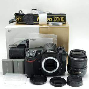 【美品】ニコン Nikon D300 ＋ AF-S DX Zoom - Nikkor 18-55mm f3.5 - 5.6G ED II レンズセット《元箱付》 　　　　　　　　　　KK403008