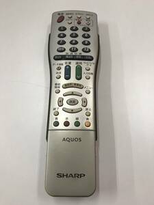 SHARP シャープ テレビリモコン GA661WJSA AQUOS アクオス 動作品