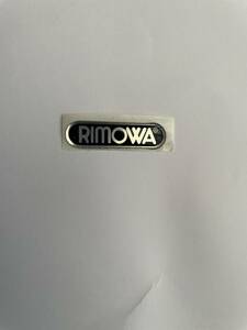RIMOWA ロゴシール ブラック/シルバー 33mm x9mm 未使用