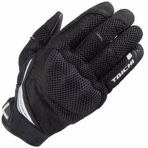 ”24モデル RSタイチ ラバーナックルメッシュグローブ RST463 BLACK/WHITE(ブラック/ホワイト) Sサイズ