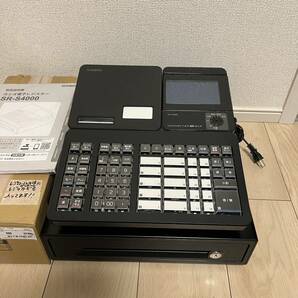 極美品 CASIO 電子レジスター SR-S4000 ロール紙付きの画像2