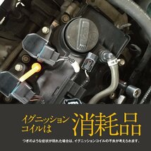 【送料無料】 イグニッションコイル アトレー S220G S230G S320G S330G 90048-52126_画像4