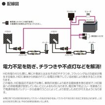 【送料無料】 HB3 HB4 電圧低下防止 強化リレー 35W/55W 兼用 強化リレーハーネス 【在庫処分SALE】_画像3