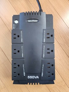 ★CyberPower 無停電電源装置 (常時商用給電/矩形波出力) 550VA/330W CP550JP(ジャンク品)