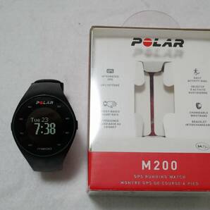 ☆USED☆ POLAR ポラール M200 心拍計 GPS Running Watch ランニング ウォッチ ブラック 【送料無料】の画像1