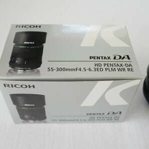 ☆USED☆ 美品 ペンタックス HD PENTAX-DA 55-300mmF4.5-6.3ED PLM WR RE 望遠ズームレンズ 元箱 付属品 Ztaプロテクター付き【送料無料】の画像9