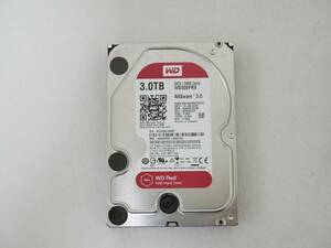 ☆USED☆ WD RED WD30EFRX - 68EUZN0 3TB (使用時間 8429h) 5400rpm 2018年製 3.5インチ 内蔵HDD Western Digital RED SATA 【送料無料】