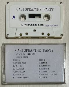 非売品プロモ★カシオペア CASIOPEA/THE PARTY 販促用カセットテープ パイオニアLDC