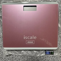 体重計 ピンク 電池付き 薄型 強化ガラス 温度計 ミニ コンパクト_画像8
