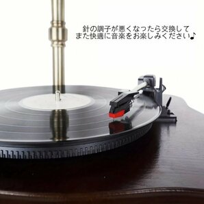 レコード針 2個セット 交換針 丸針 スタイラス ルビー レコードプレーヤーの画像6