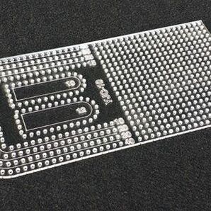 レザークラフト用　4mm定規 　アクリル型 　レザークラフト 型紙