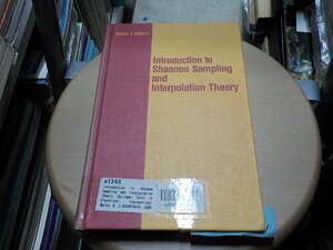 e1243◆Introduction to Shannon Sampling and Interpolation Theory (Springer Texts in Electrical Engineering) Marks, R. J.(ク）