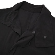 Yohji Yamamoto + NOIR 2012aw シルク ラップ アシンメトリー ラップ シャツ ワンピース　12aw ノアール ドレス レイヤード ギャザー_画像5