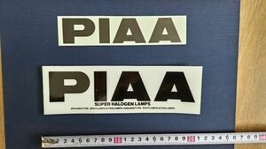 PIAA ピア ステッカー 2枚セット　当時物