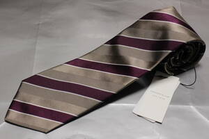  Tomorrowland new goods necktie super gloss . beauty champagne beige * plum purple * silver reji men taru height . satin woven tsu il woven switch . hand made 