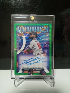 topps finest 2023 micheal harris ⅱ　マイケル・ハリス２世　直筆サイン　99枚限定　ブレーブス