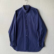 AD1997 COMME des GARCONS HOMME PLUS タブカラー シャツ / ネイビー ビンテージ アーカイブ 90s T4-02101-1968_画像1