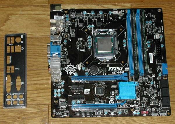 CPU メモリ付き　MSI　H87M-S01 LGA1150