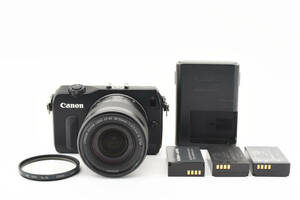Canon EOS（18-55ｍｍ　レンズ・バッテリー3個・充電器付き）ミラーレスカメラ　626　