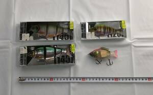 ★ジョイントルアー　【izumi SHAD ALIVE】 【BIOVEX Joint GILL90SS】 4点セット　中古品　（検）ジョイクロ　ビッグベイト　デプス