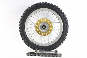 1円スタート:XR250[04後　リアホイール]検XR250モタード｝F